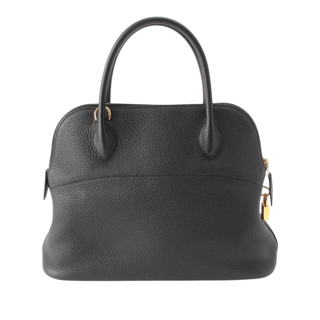 Hermès Clemence Bolide 31 Black Leather Very good - Model View