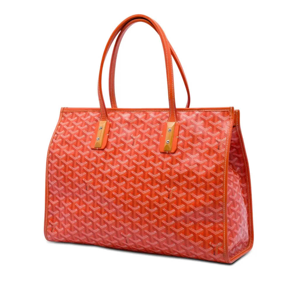Goyard Goyardine Marquises Tote Orange Very good - Back View