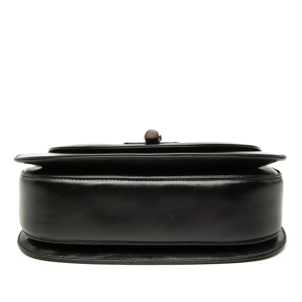 Gucci Calfskin Bamboo Night Black Leather Very good - Inside View