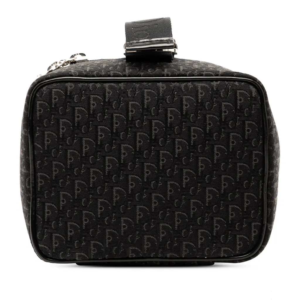 Dior Mini Diorissimo Trotter Canvas Vanity Bag Black Canvas Very good - Inside View