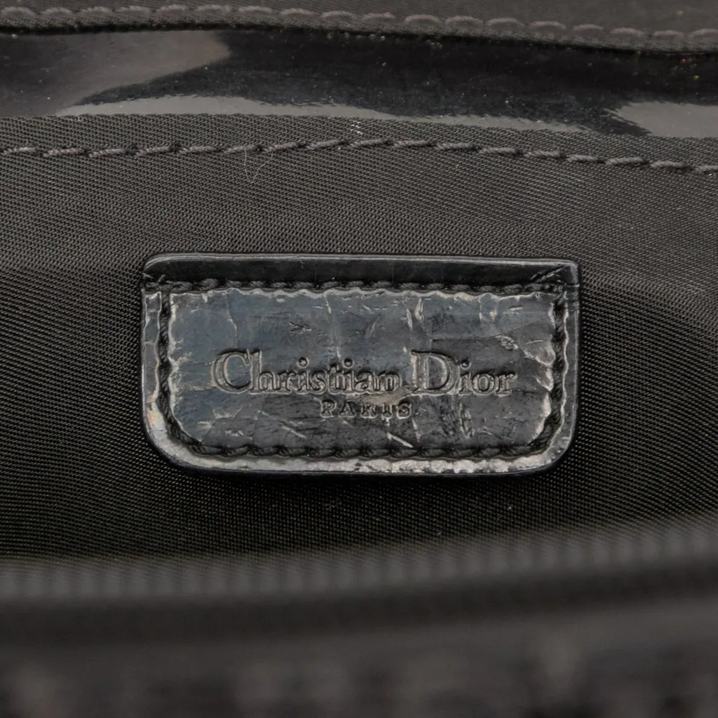 Dior Mini Diorissimo Trotter Canvas Vanity Bag Black Canvas Very good - Box View