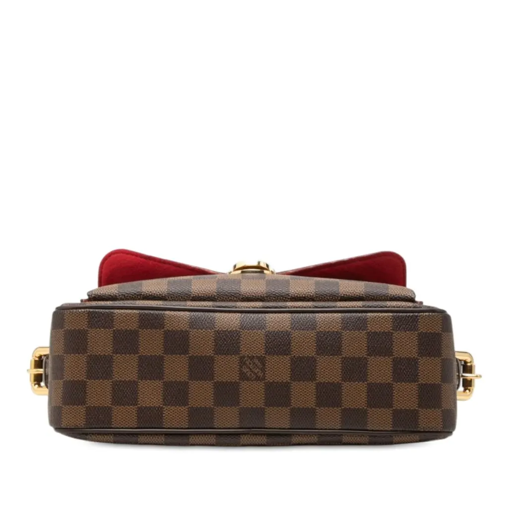 Louis Vuitton Damier Ebene Ravello GM Brown Canvas Good - Inside View