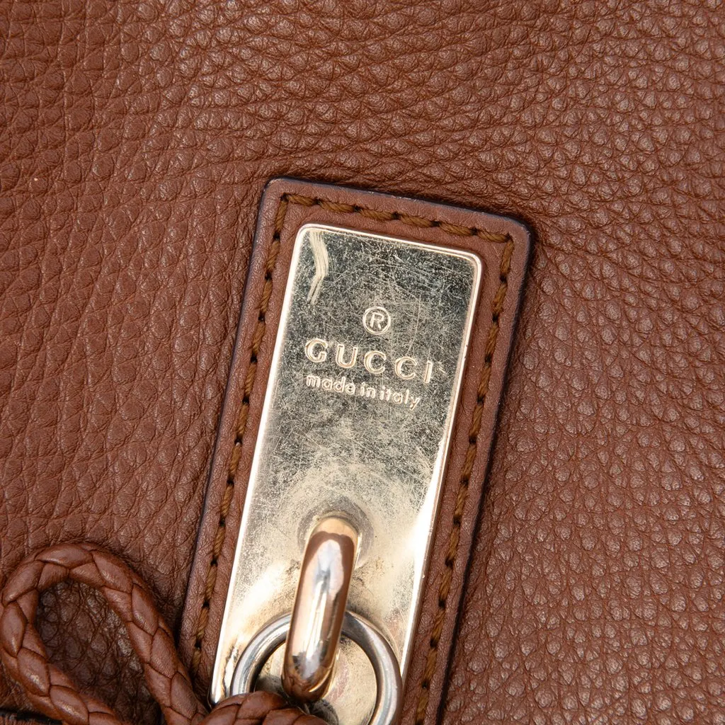 Gucci GG Canvas Bella Flap Satchel Beige Very good - Box View