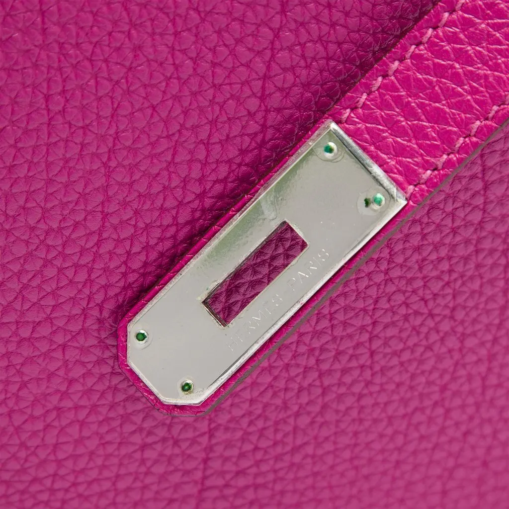 Hermès Togo Kelly II Retourne 35 Purple Leather Very good - Box View