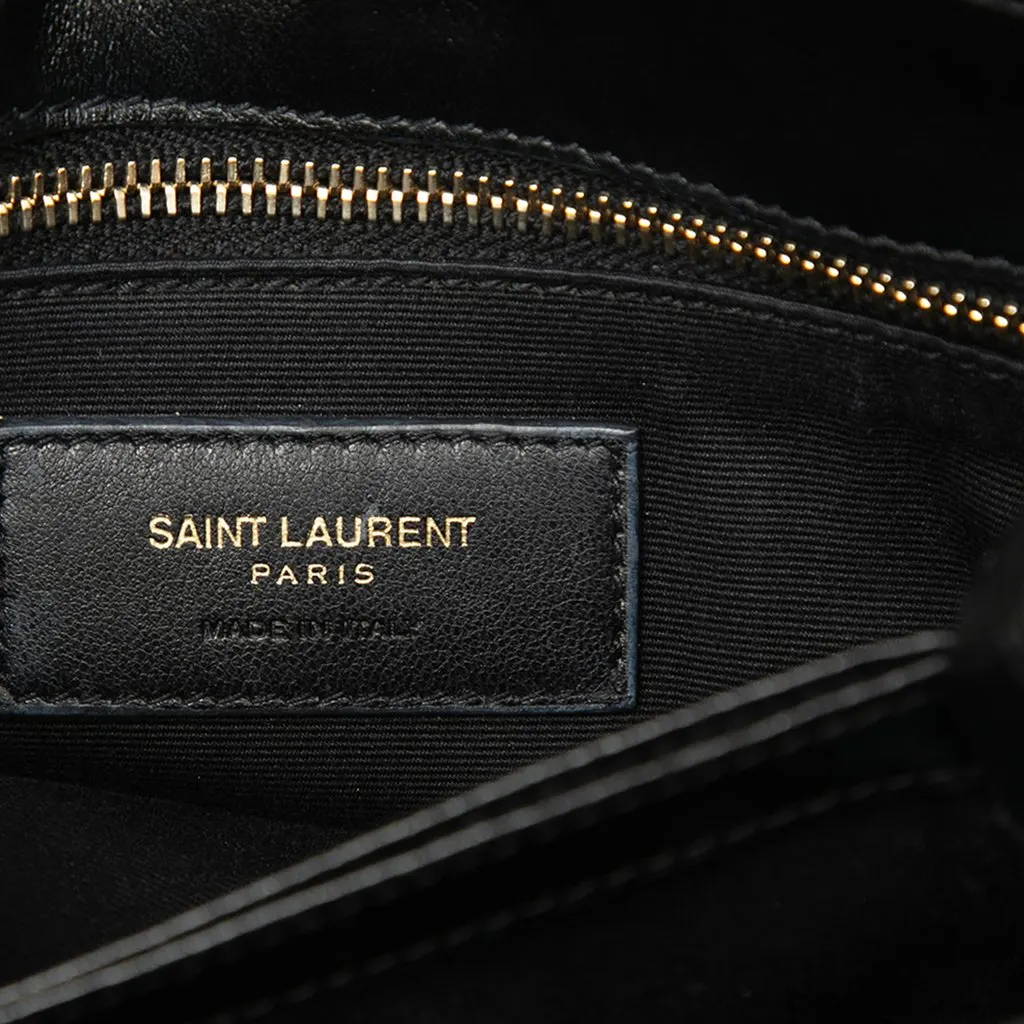 Saint Laurent Toy Matelasse Calfskin Monogram LouLou Crossbody Black Leather Very good - Box View