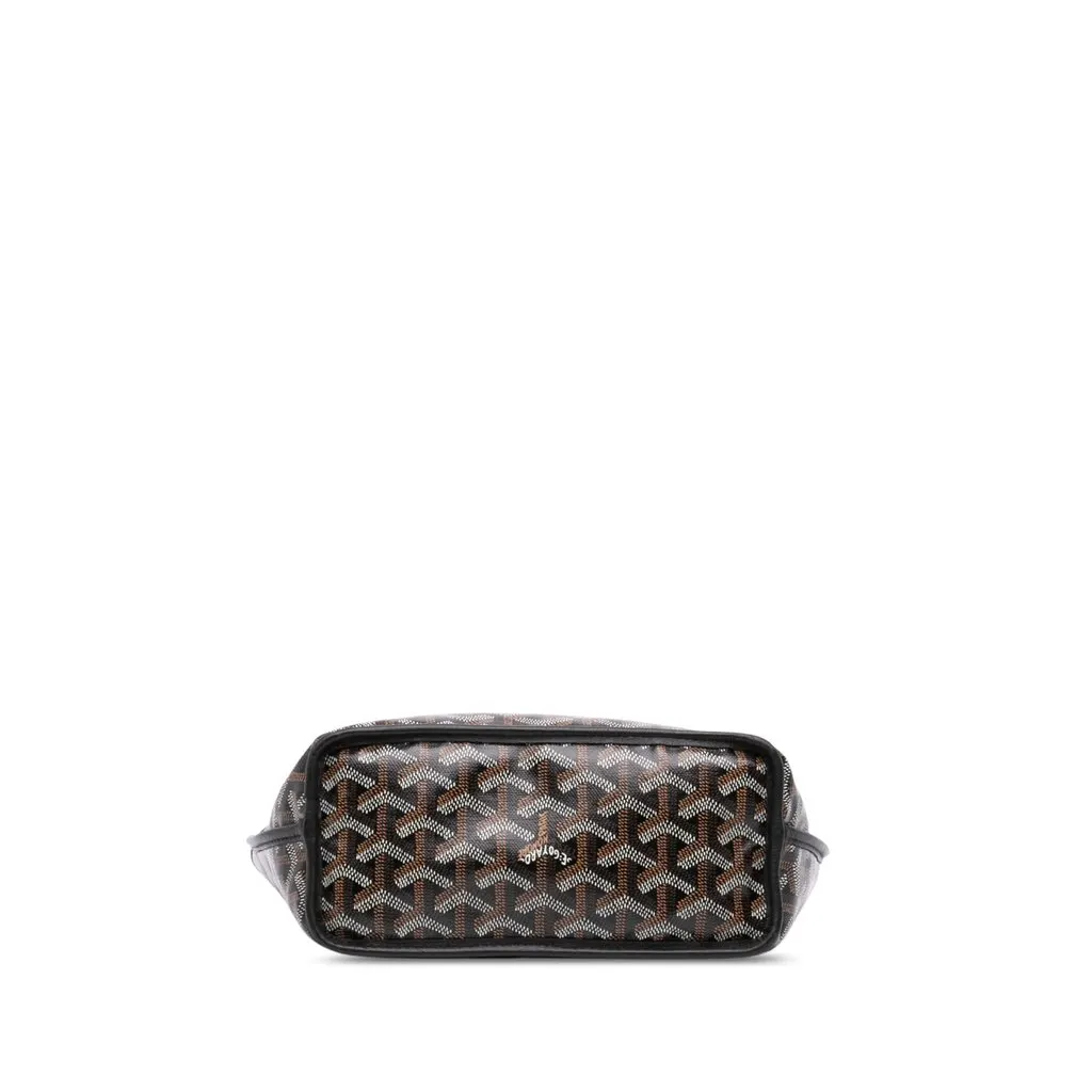 Goyard Mini Goyardine Reversible Anjou Black Good - Inside View