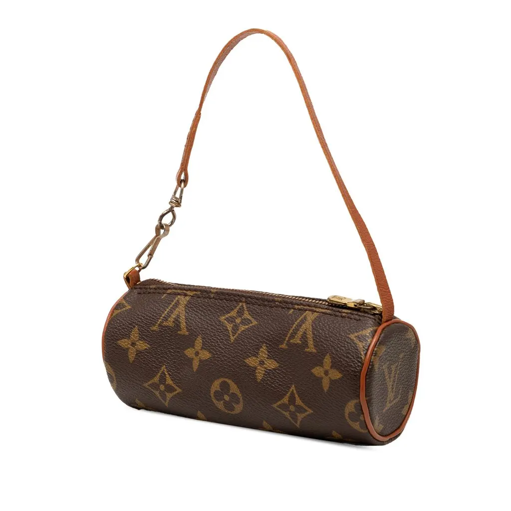 Louis Vuitton Monogram Papillon Pochette Brown Very good - Back View