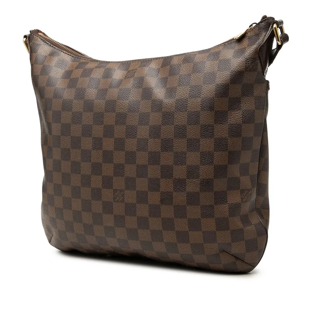 Louis Vuitton Damier Ebene Bloomsbury GM Brown Canvas Good - Back View