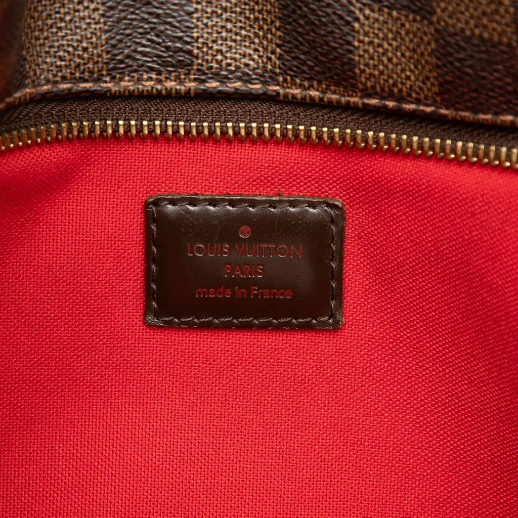 Louis Vuitton Damier Ebene Bloomsbury GM Brown Canvas Good - Box View