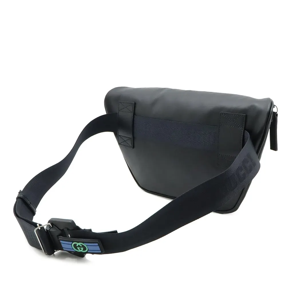Gucci GG Crystal Belt Bag Black Very good - Back View