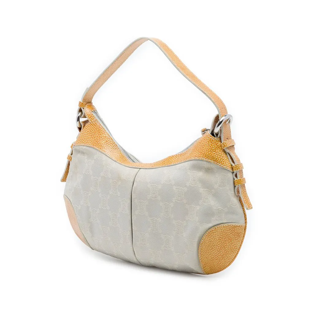 Celine Macadam Denim Hobo Blue Good - Back View