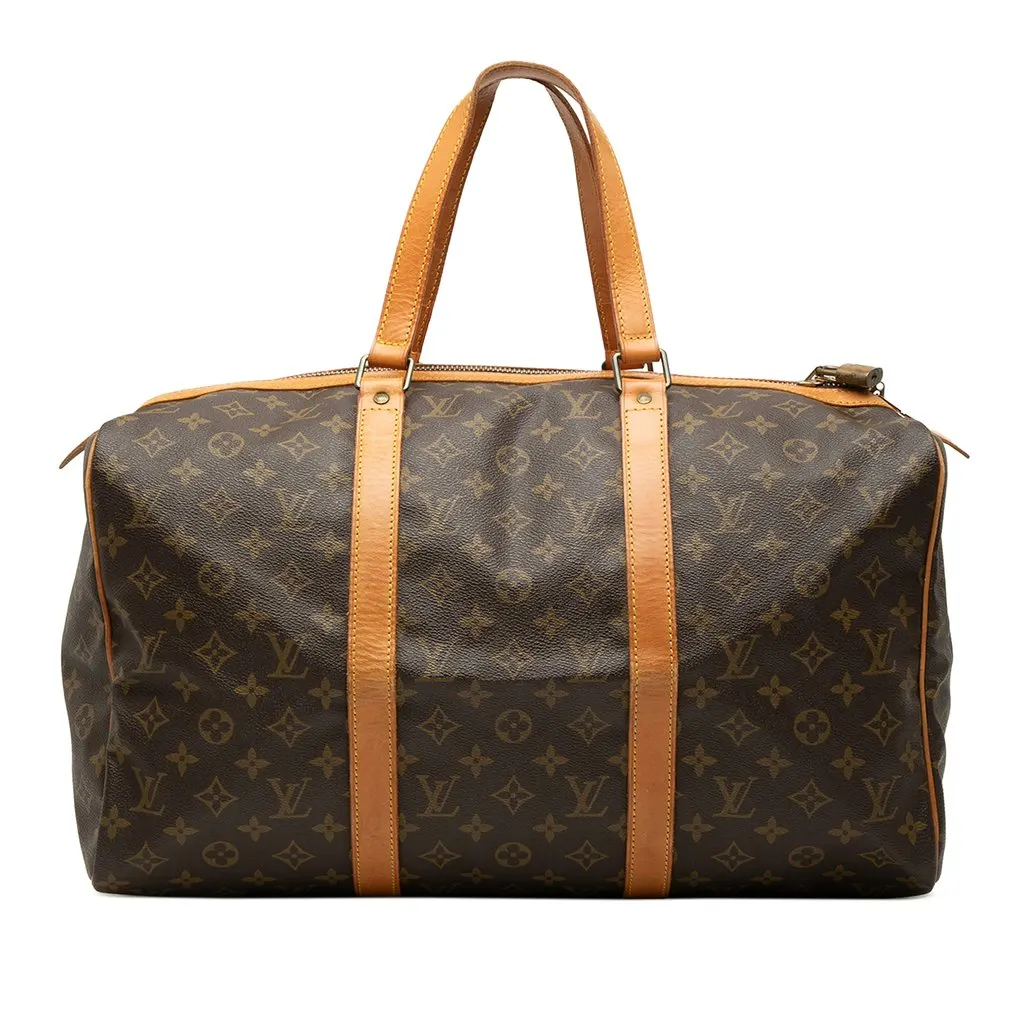 Louis Vuitton Monogram Sac Souple 45 Brown Good - Front View