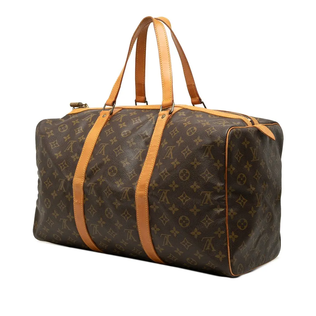 Louis Vuitton Monogram Sac Souple 45 Brown Good - Back View