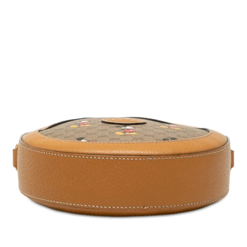 Gucci Disney Micro GG Supreme Mickey Mouse Round Crossbody Beige Very good - Inside View