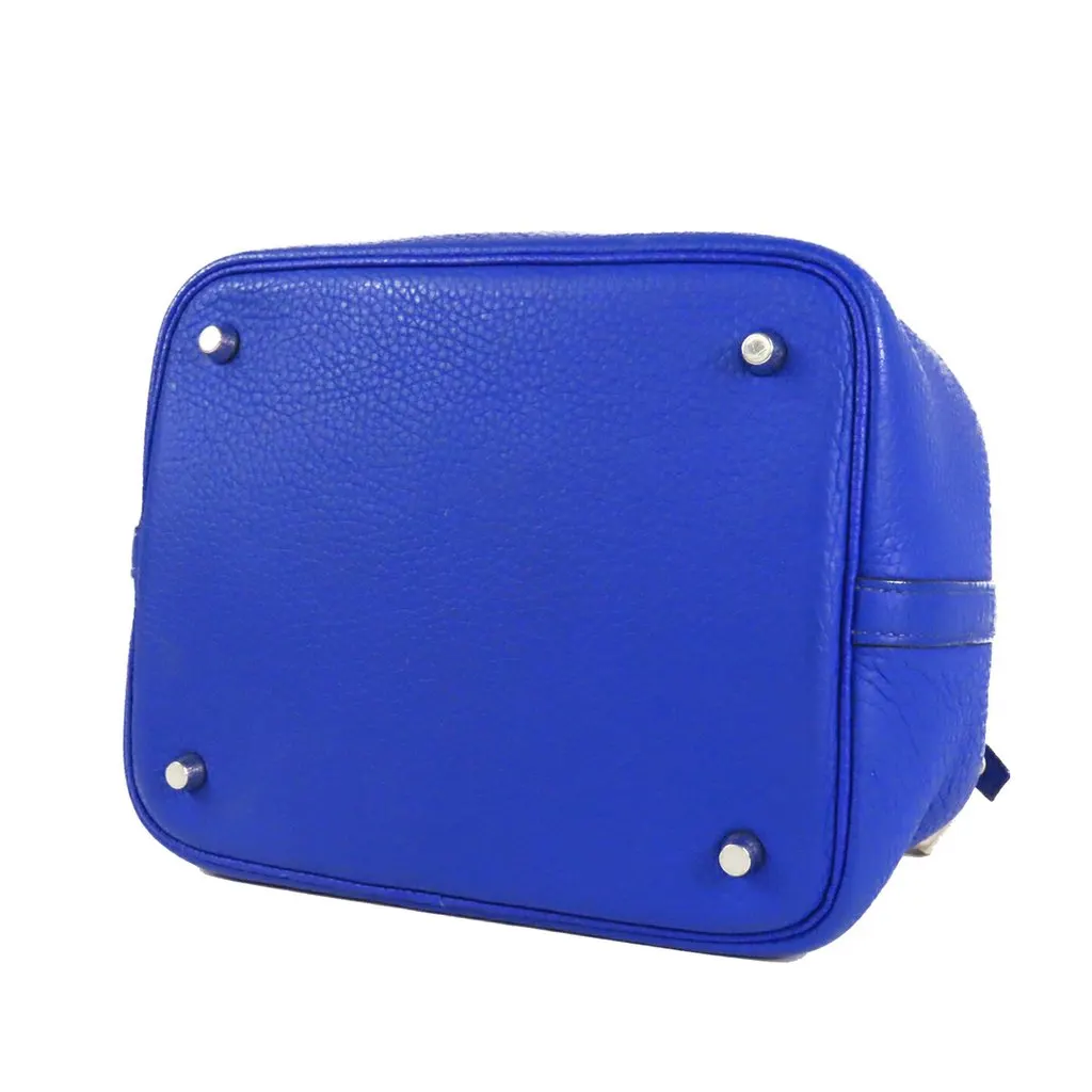 Hermès Clemence Picotin Lock 22 Blue Leather Very good - Inside View