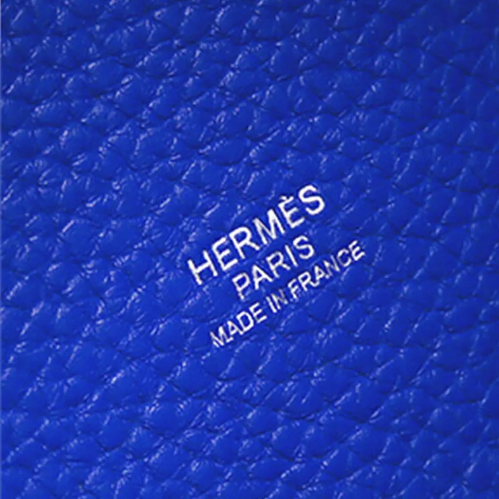 Hermès Clemence Picotin Lock 22 Blue Leather Very good - Box View