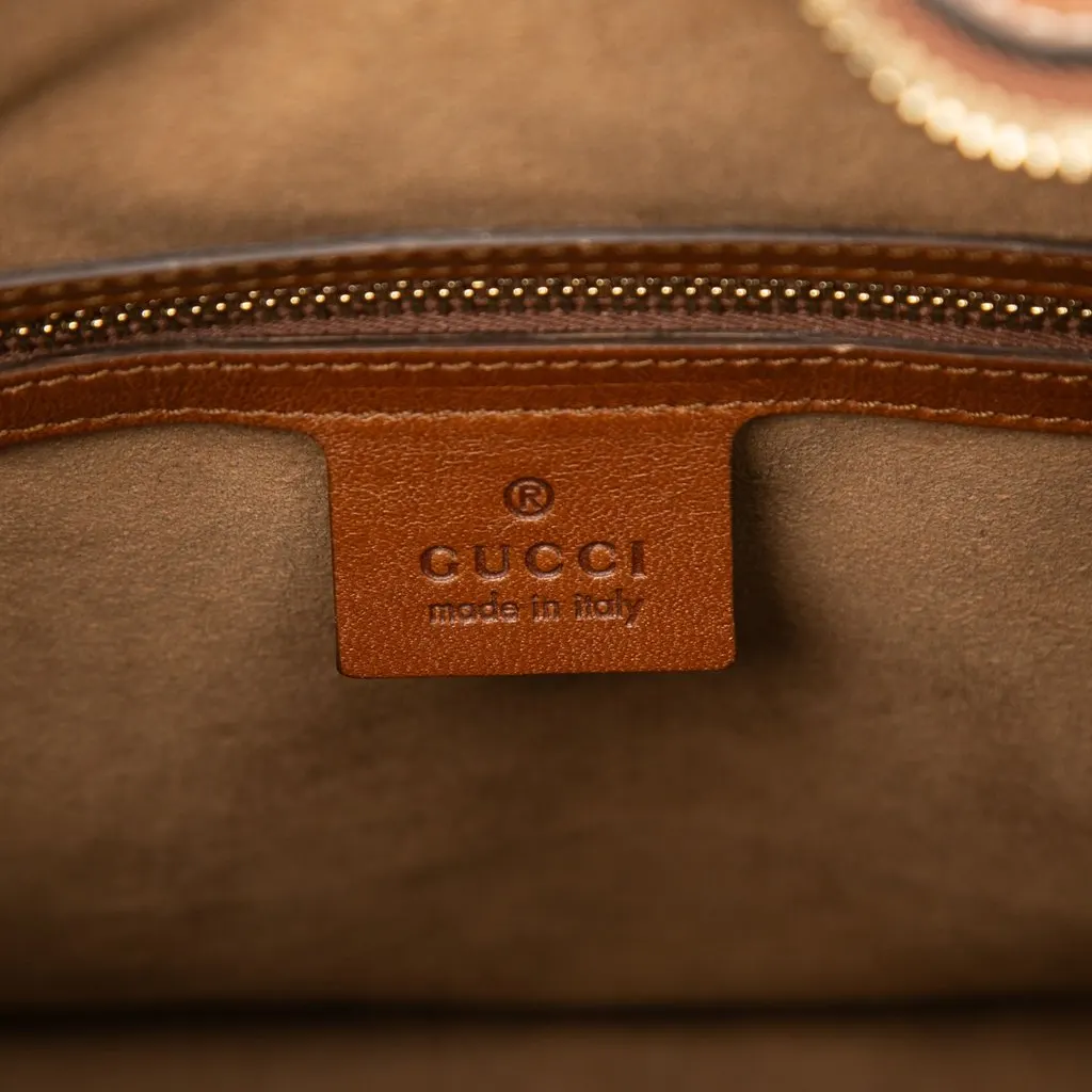 Gucci GG Supreme Linea A Satchel Beige Very good - Box View