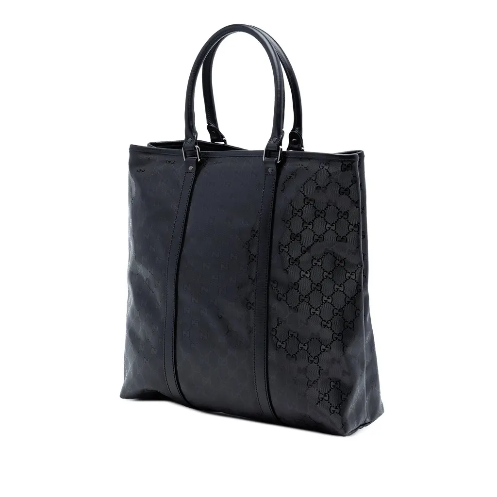 Gucci GG Imprime Joy Vertical Tote Black Very good - Back View