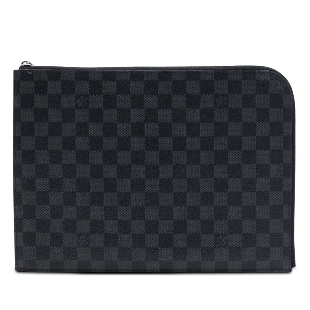 Louis Vuitton Damier Graphite Pochette Jour GM Black Very good - Front View