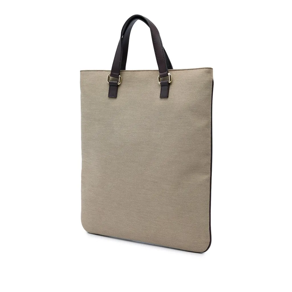 Gucci Canvas Tote Beige Canvas Very good - Back View