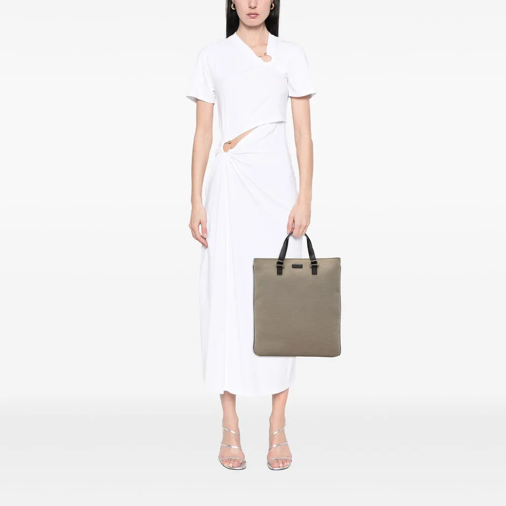 Gucci Canvas Tote Beige Canvas Very good - Box View