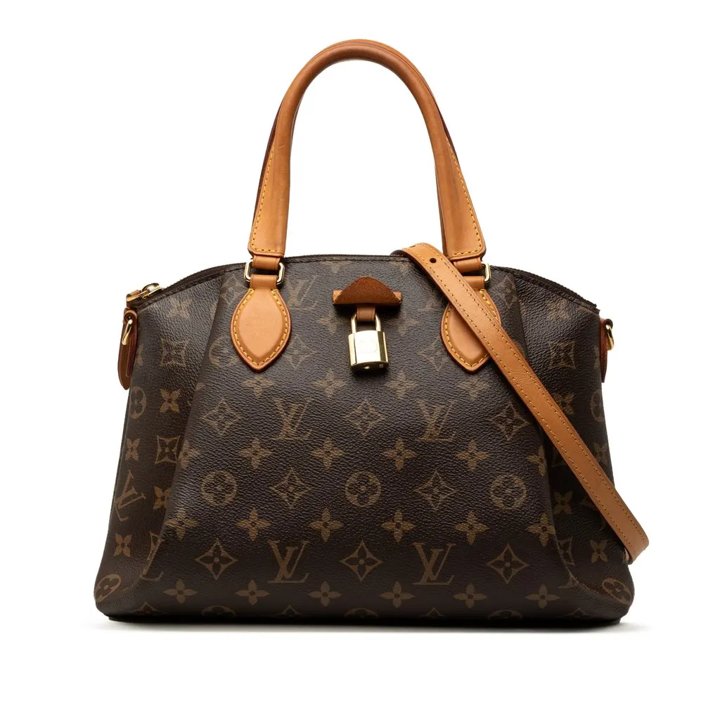 Louis Vuitton Monogram Rivoli PM Brown Very good - Front View