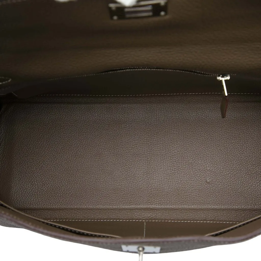 Hermès Togo Kelly II Retourne 35 Brown Leather Very good - Model View