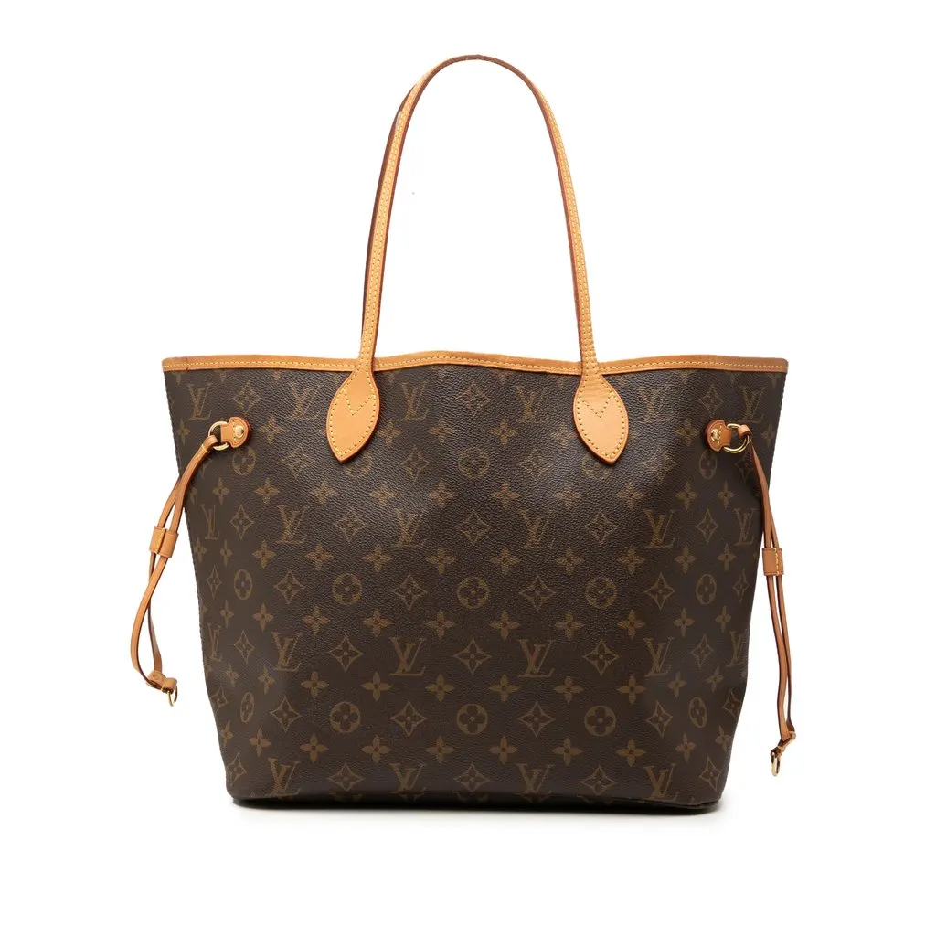 Louis Vuitton Monogram Neverfull MM Brown Canvas Very good - Front View