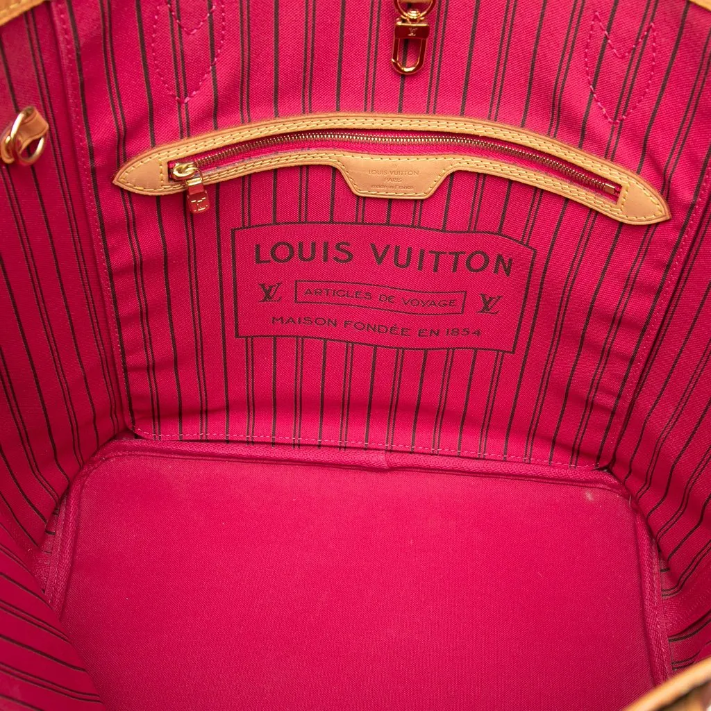Louis Vuitton Monogram Neverfull MM Brown Canvas Very good - Model View