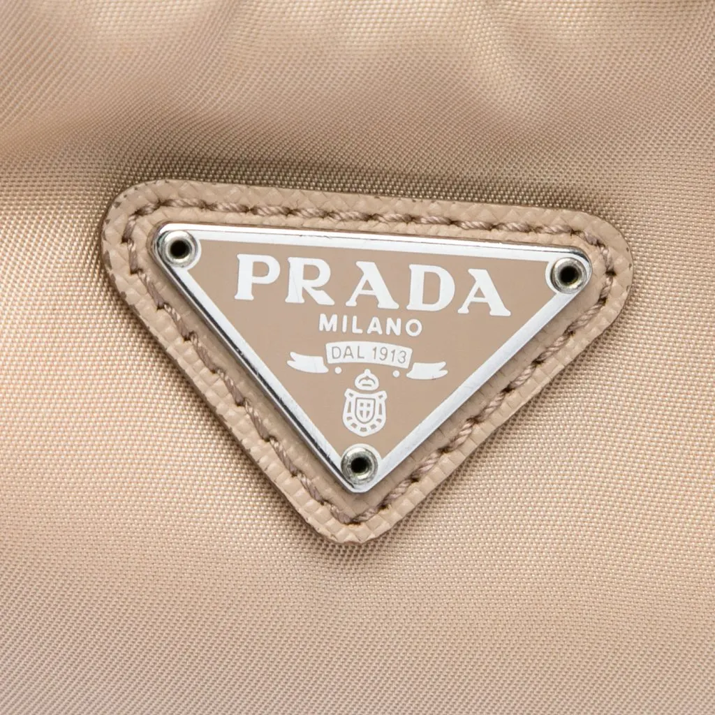 Prada Mini Tessuto Re Edition 2000 Shoulder Bag Beige Polyamide Very good - Box View