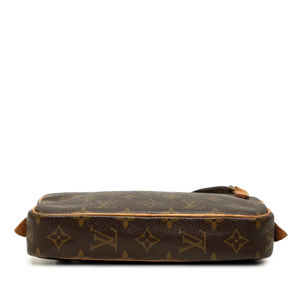 Louis Vuitton Monogram Pochette Marly Bandouliere Brown Canvas Good - Inside View