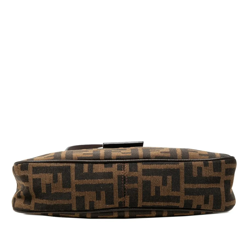Fendi Zucca Canvas Shoulder Bag Brown Very good - Inside View