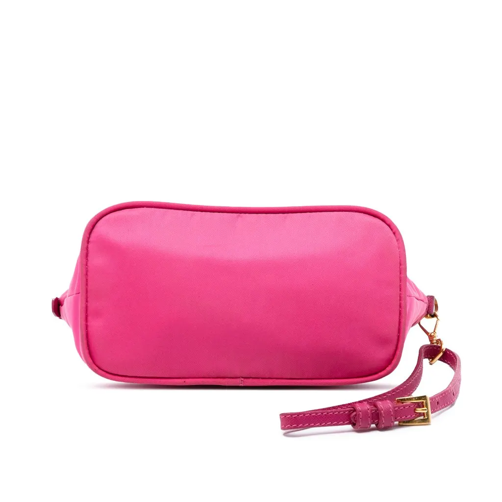 Prada Tessuto Pouch Pink Polyamide Very good - Inside View