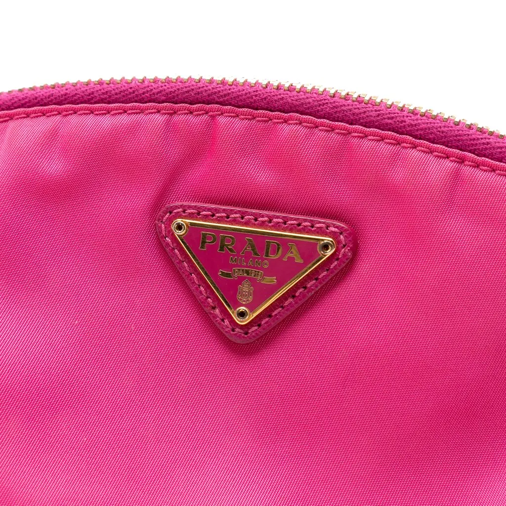 Prada Tessuto Pouch Pink Polyamide Very good - Box View