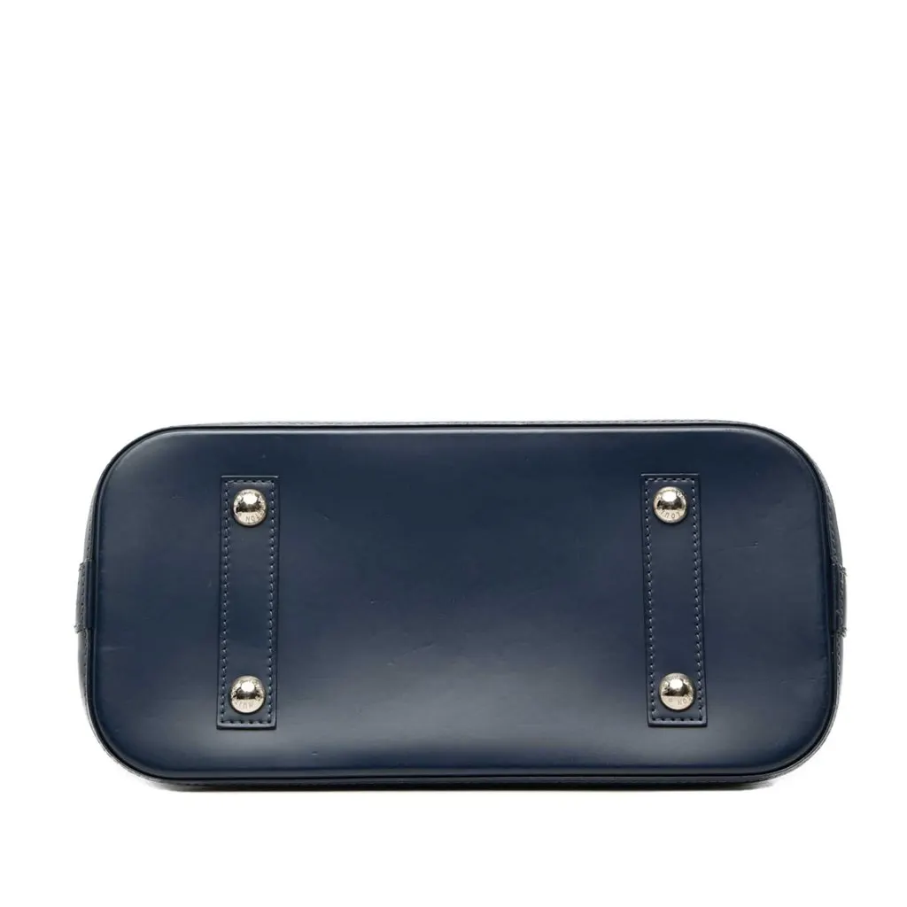 Louis Vuitton Epi Alma PM Blue Leather Very good - Inside View