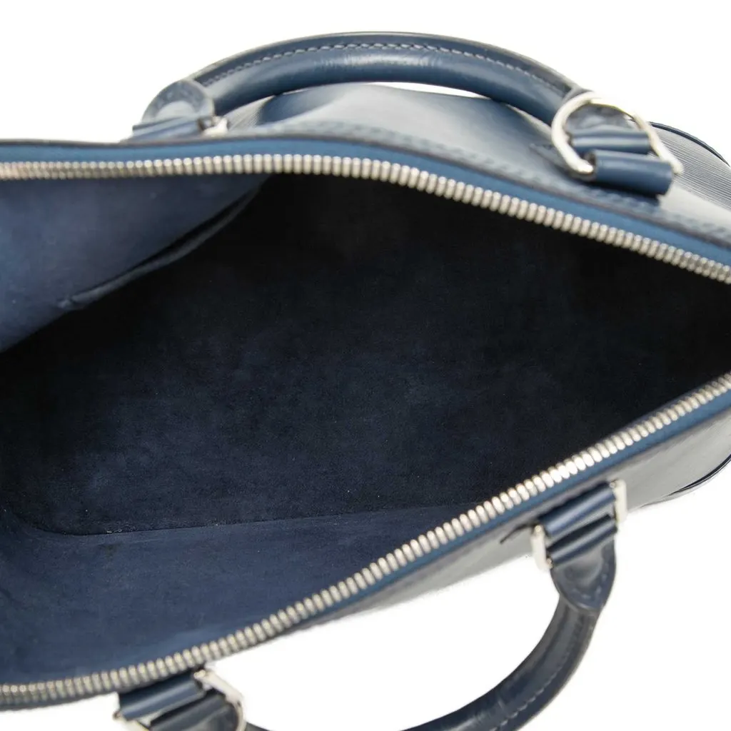 Louis Vuitton Epi Alma PM Blue Leather Very good - Model View