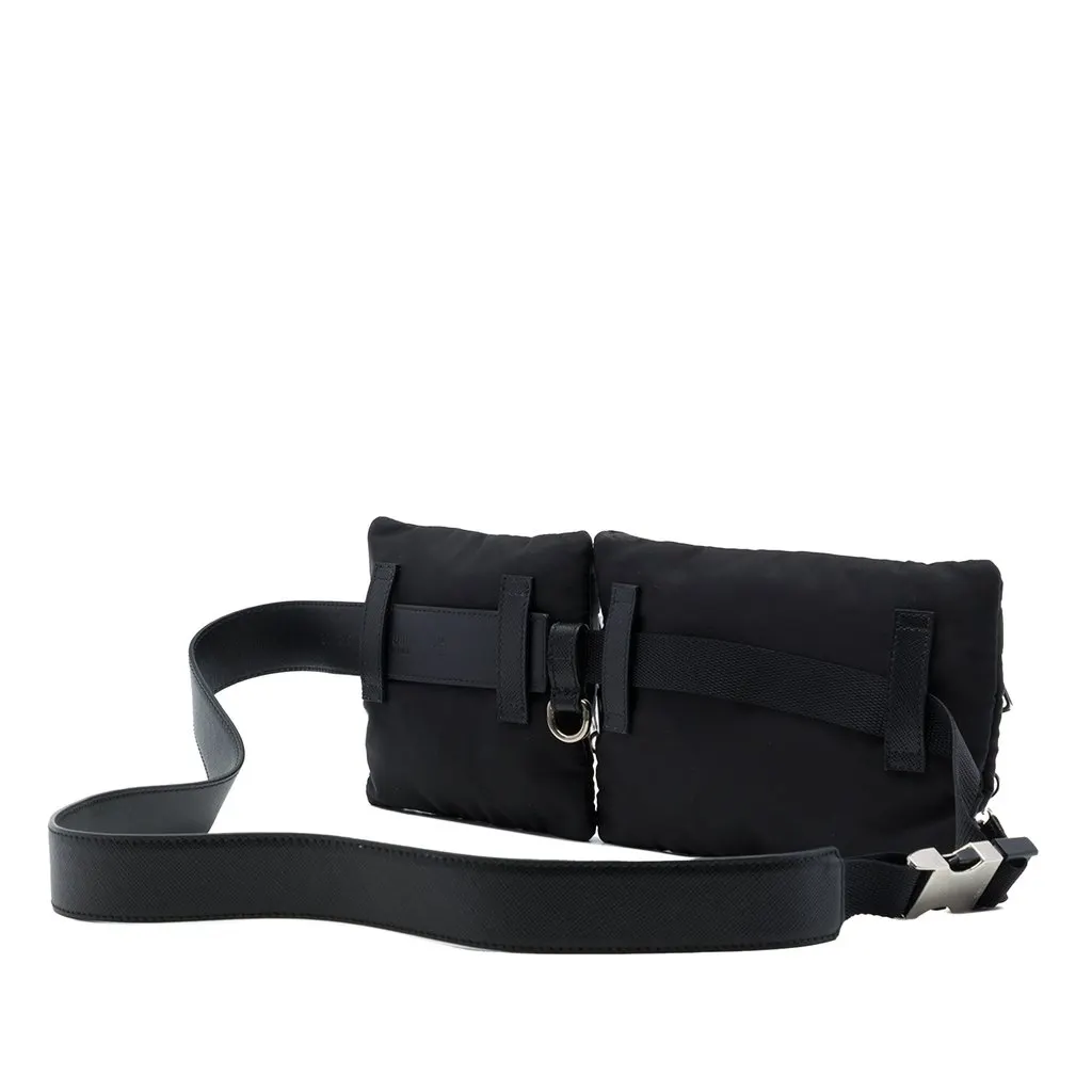 Prada Tessuto Belt Bag Black Polyamide Very good - Back View