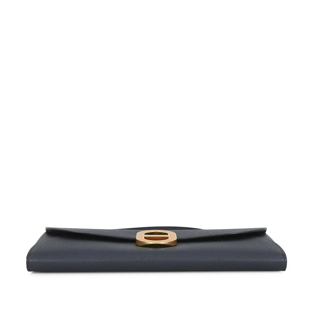 Hermès Epsom Chaine d Ancre To Go Wallet Blue Leather Very good - Inside View