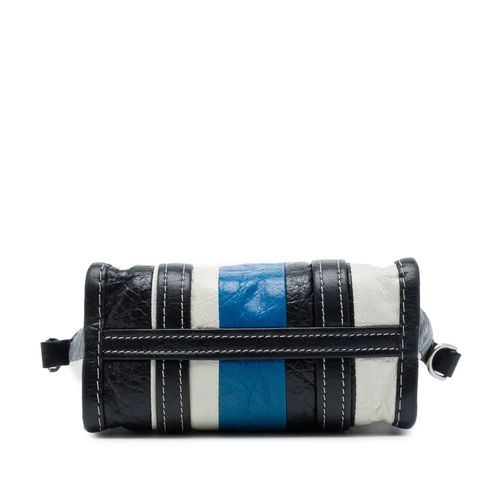 Balenciaga Lambskin Bazar Shopper Satchel XXS Black Leather Very good - Inside View