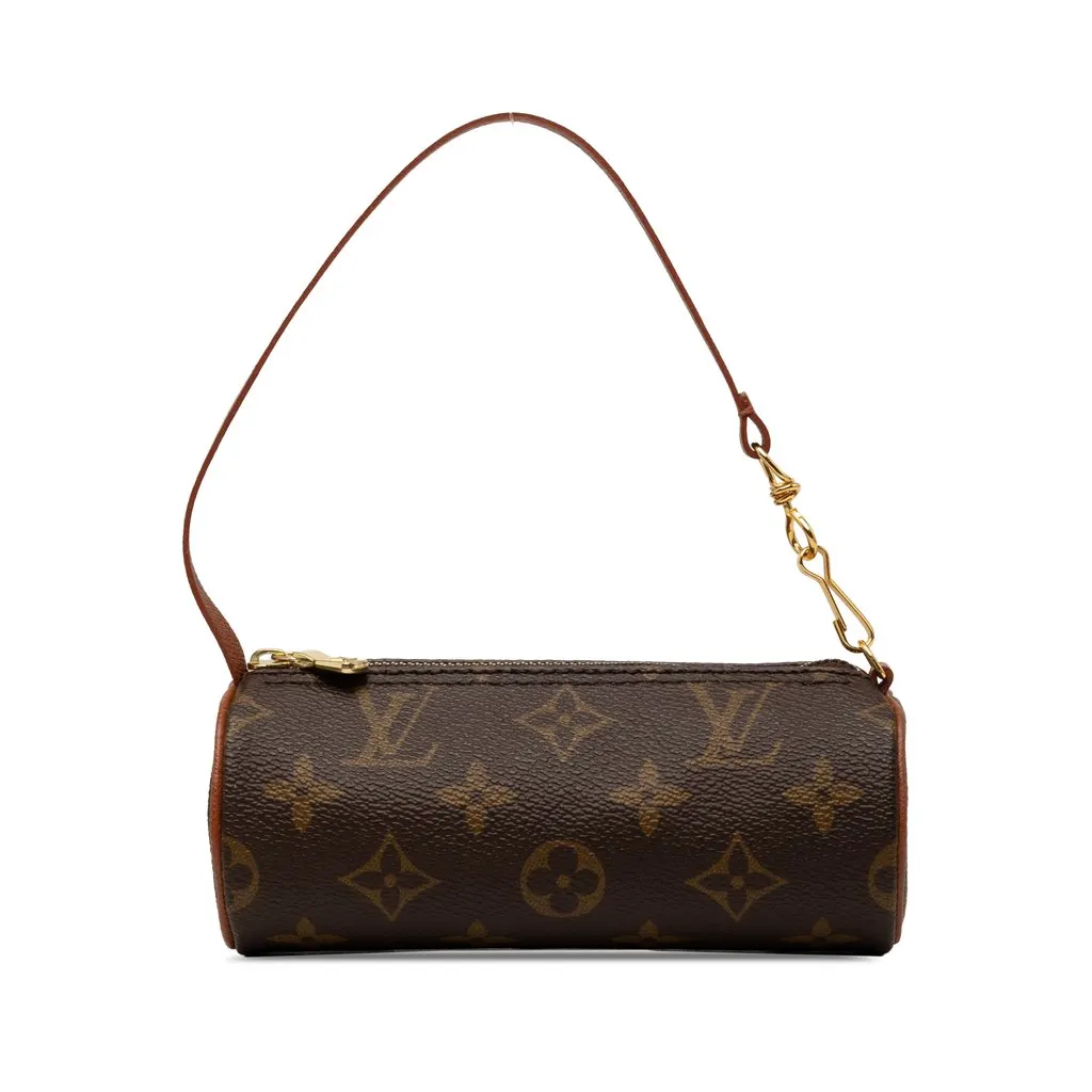 Louis Vuitton Monogram Papillon Pochette Brown Very good - Front View
