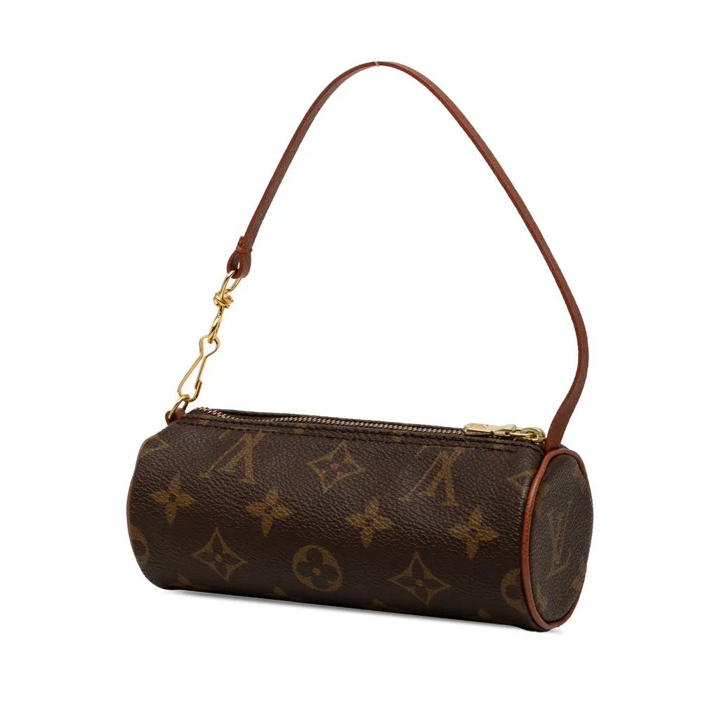 Louis Vuitton Monogram Papillon Pochette Brown Very good - Back View
