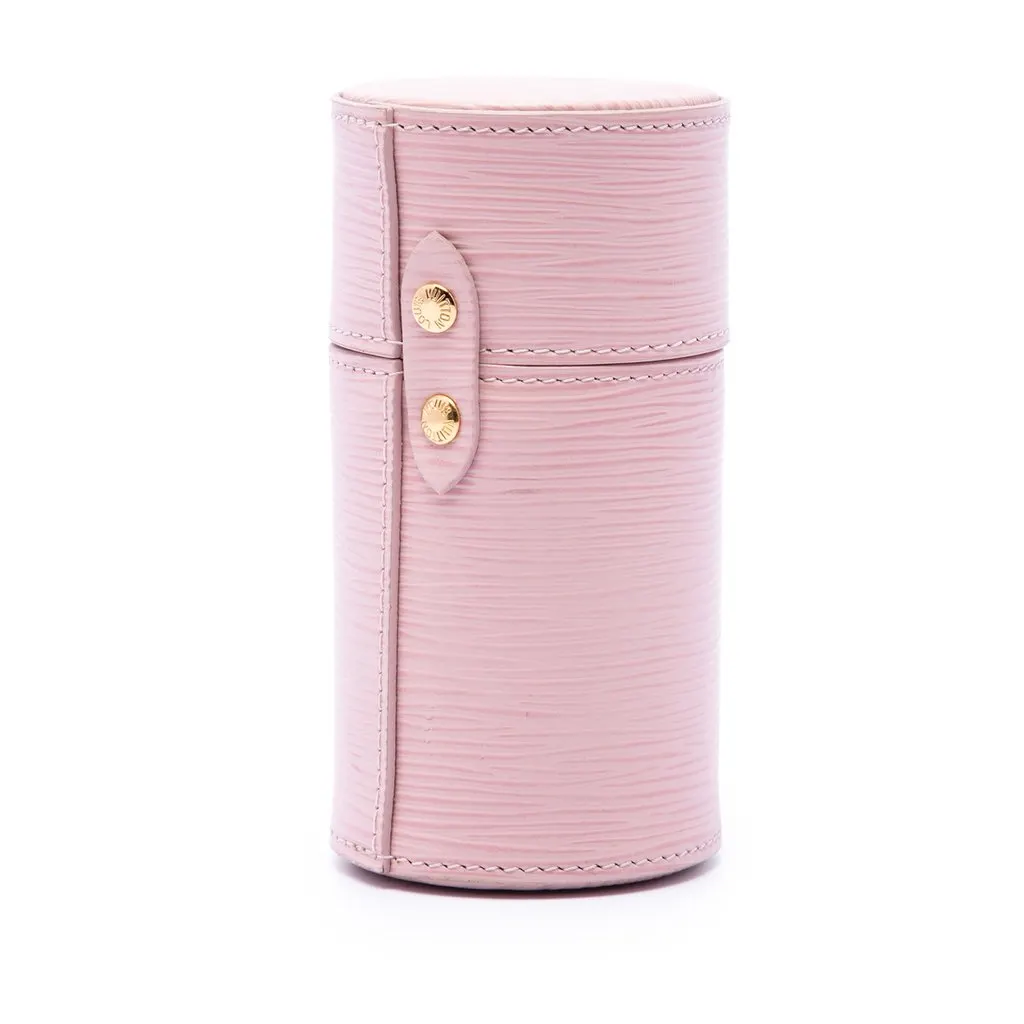 Louis Vuitton Epi Perfume Travel Case Pink Leather Very good - Back View