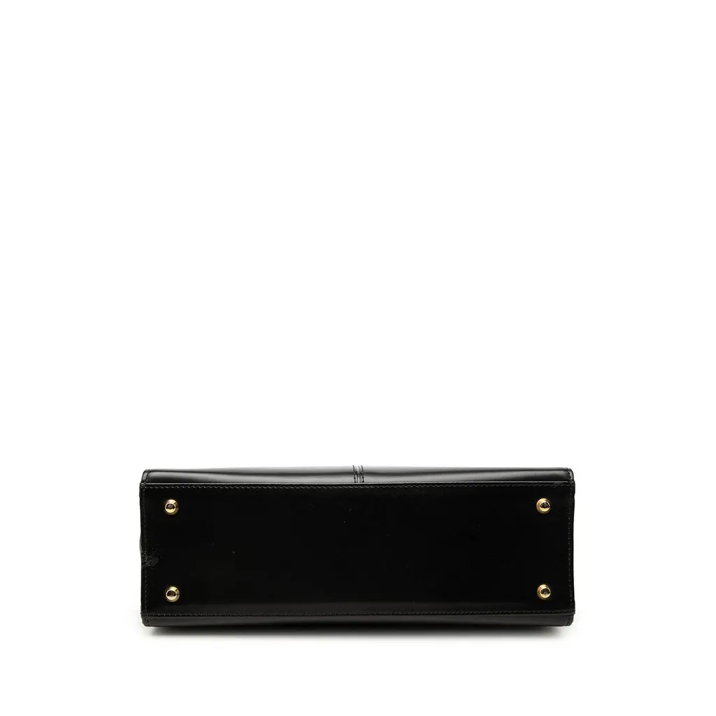Saint Laurent Leather Handbag Black Leather Very good - Inside View