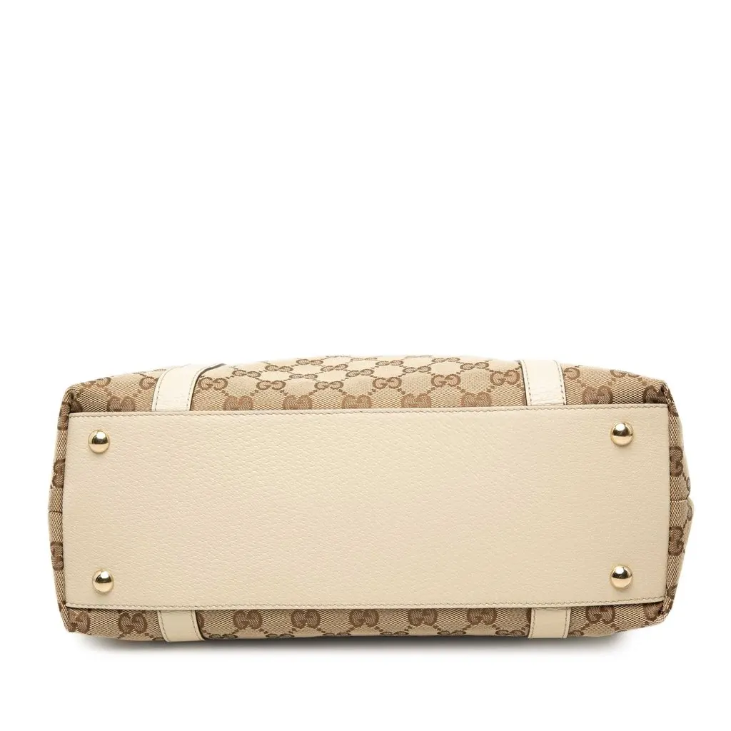Gucci GG Canvas Abbey D Ring Tote Beige Very good - Inside View
