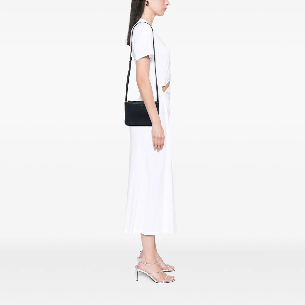 Celine Small Lambskin Trio Crossbody Black Leather Good - Box View