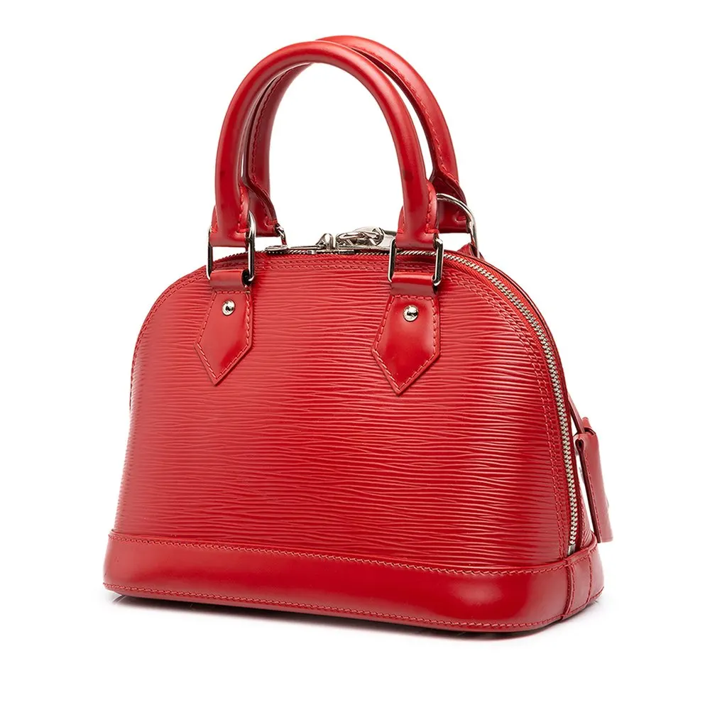 Louis Vuitton Epi Alma BB Red Leather Good - Back View