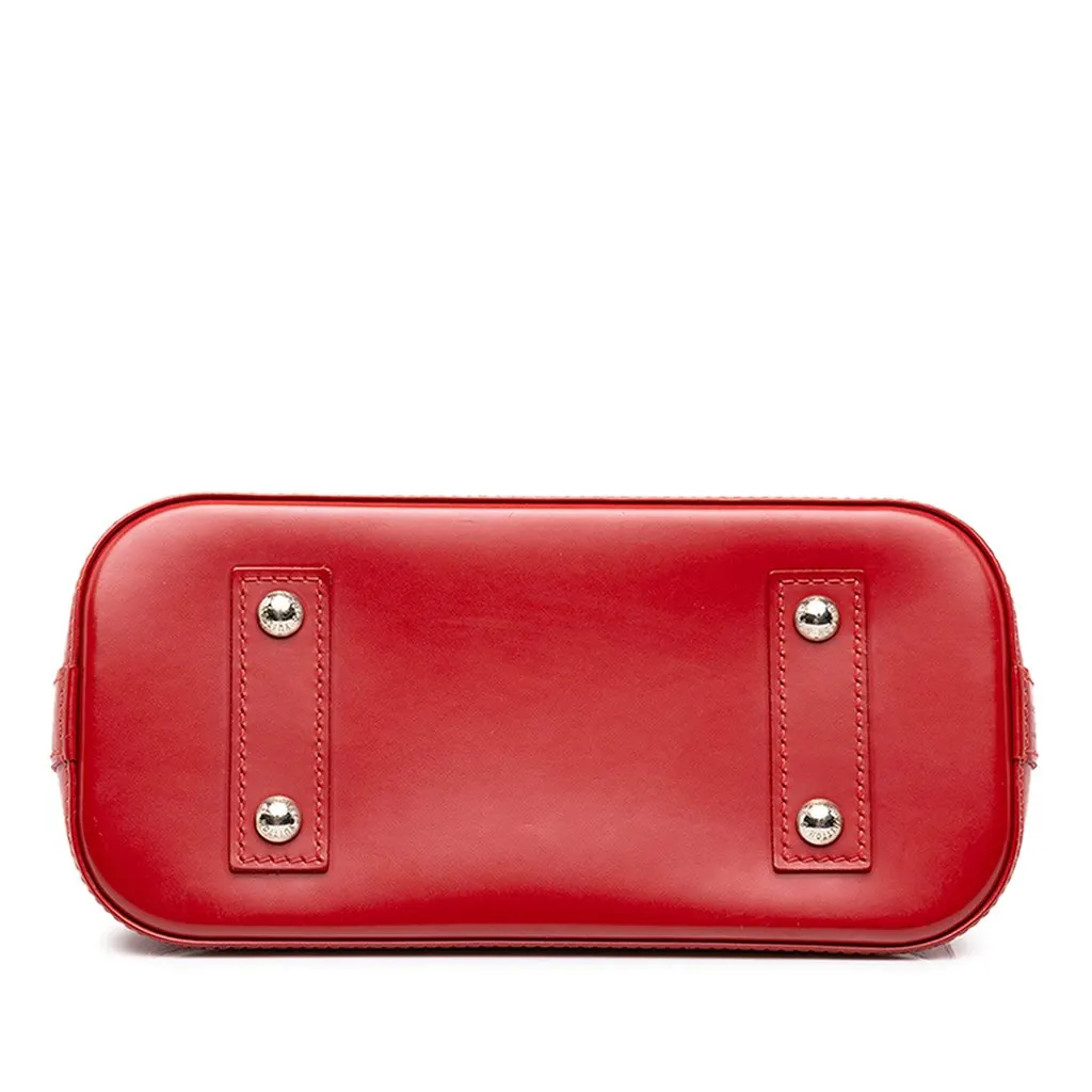 Louis Vuitton Epi Alma BB Red Leather Good - Inside View