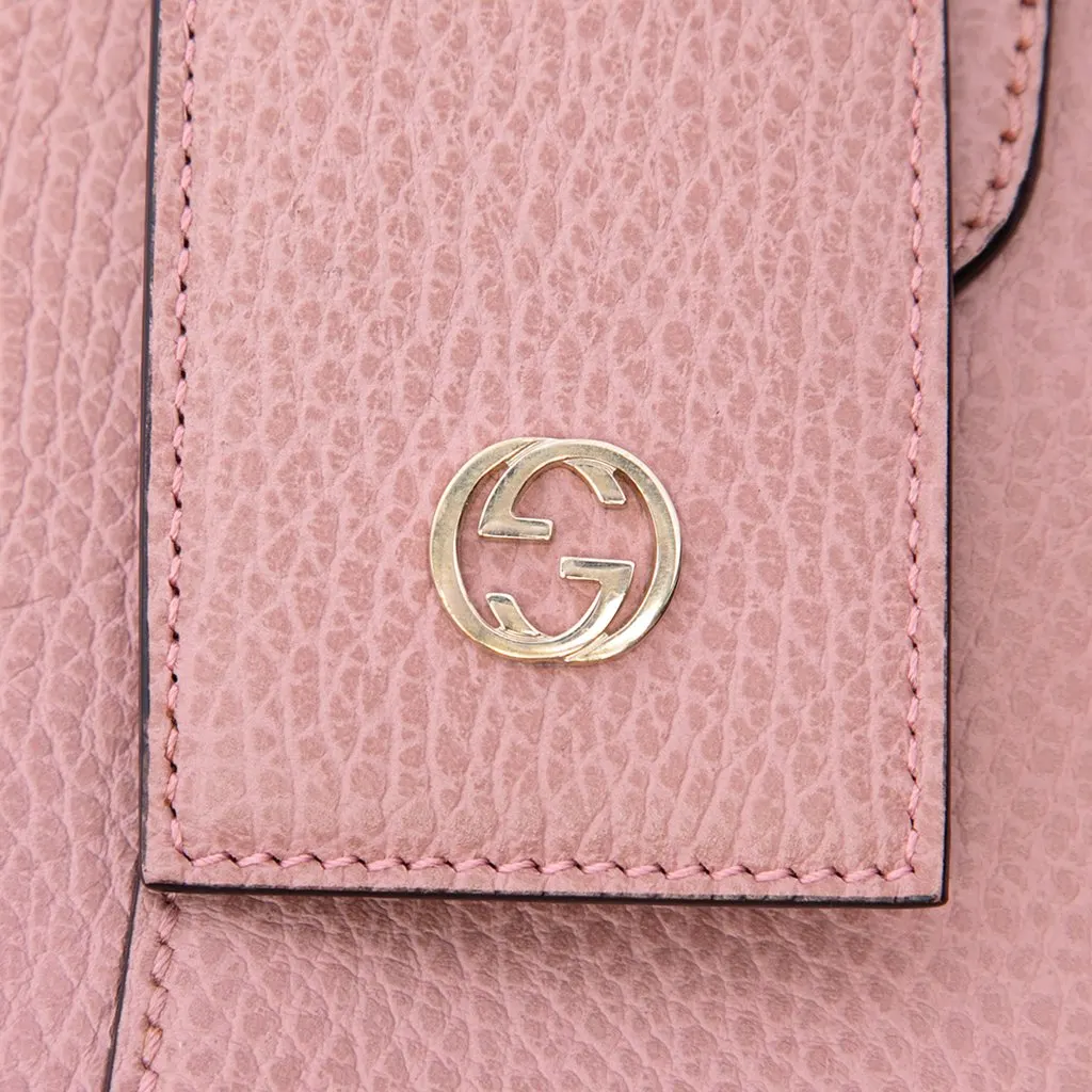 Gucci Mini Calfskin Swing Satchel Pink Leather Good - Box View