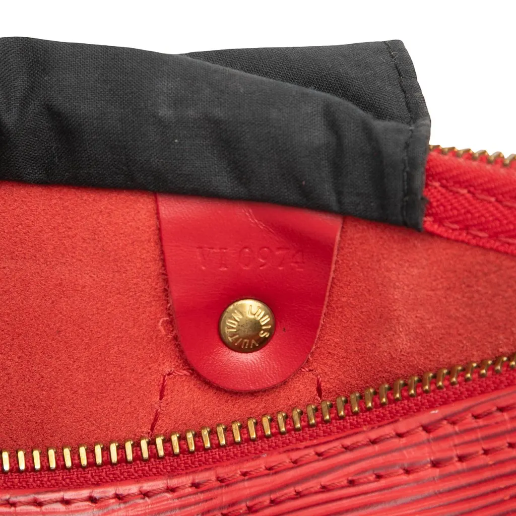 Louis Vuitton Epi Speedy 30 Red Leather Very good - Box View