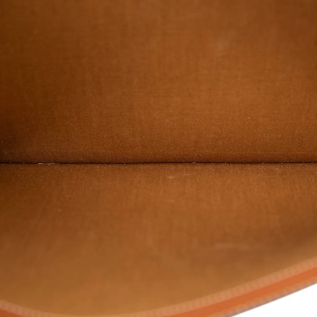 Celine Triomphe Coated Canvas Clutch Brown Very good - Model View